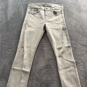 rag & bone Men's Light Tan Slim Jeans